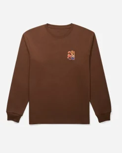 Airbrush Flower Long Sleeve Tee