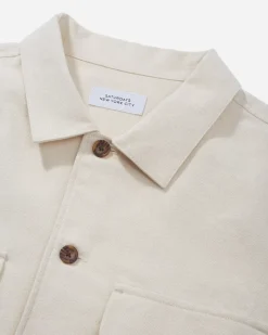 Broome Herringbone Flannel Long Sleeve Shirt