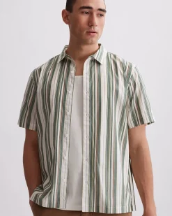 Bruce Stripe Short Sleeve Shirt