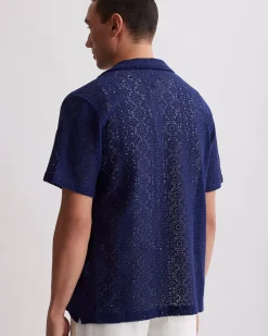 Canty Cotton Mesh Short Sleeve Shirt