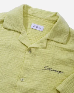 Cotton Gauze Canty Short Sleeve Shirt
