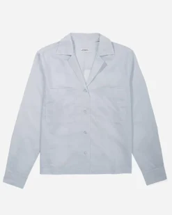 Crys Cotton Mesh Long Sleeve Shirt