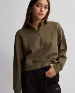 Eldridge Fundamental Cropped Quarter Zip