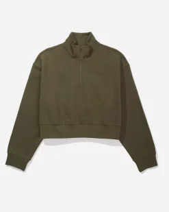 Eldridge Fundamental Cropped Quarter Zip