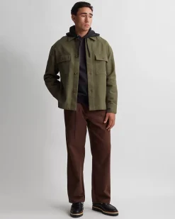 George Herringbone Flannel Pant