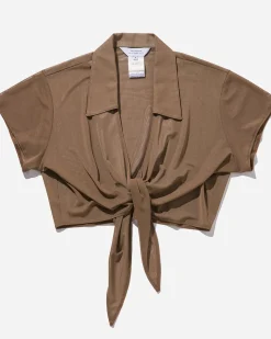 Jillian Tie Front Top