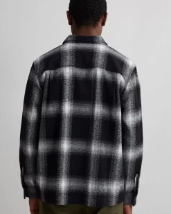Ryan Zip Front Plaid Flannel Shirt