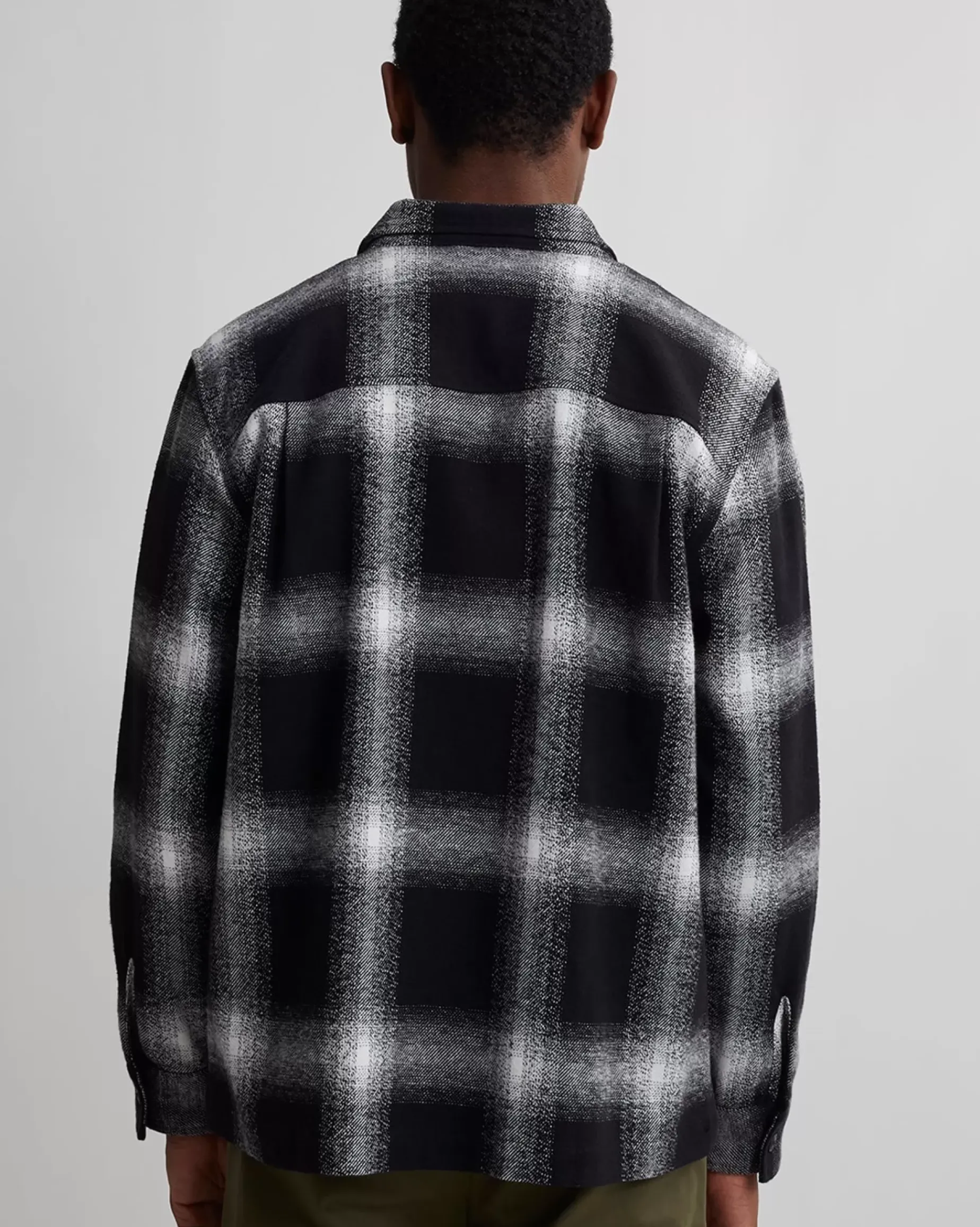 Ryan Zip Front Plaid Flannel Shirt