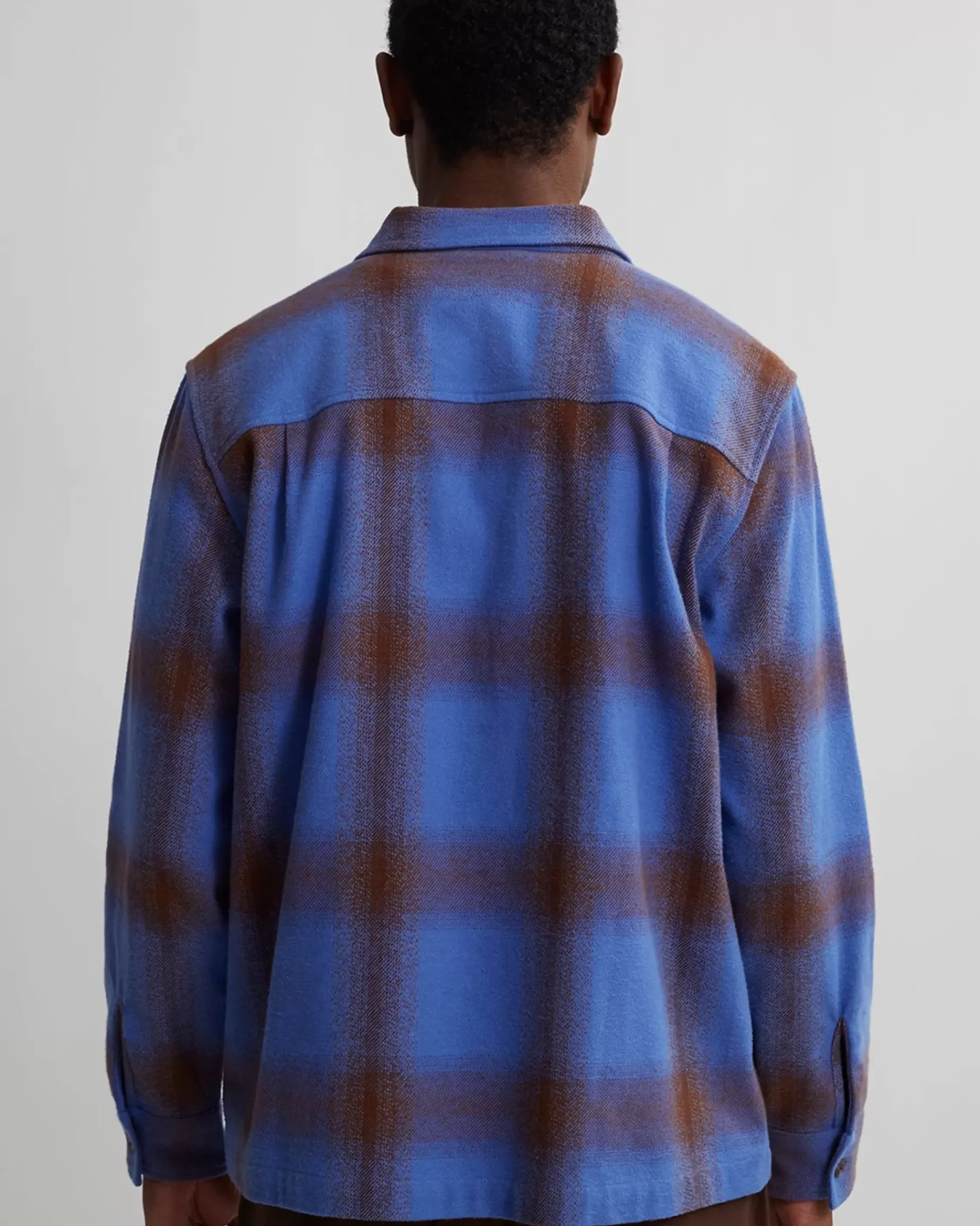 Ryan Zip Front Plaid Flannel Shirt