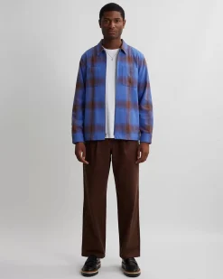 Ryan Zip Front Plaid Flannel Shirt