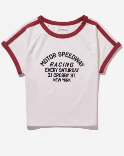 Speedway Fitted Ringer Tee