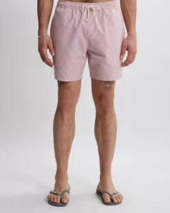 Timothy Seersucker Stripe Swim Short